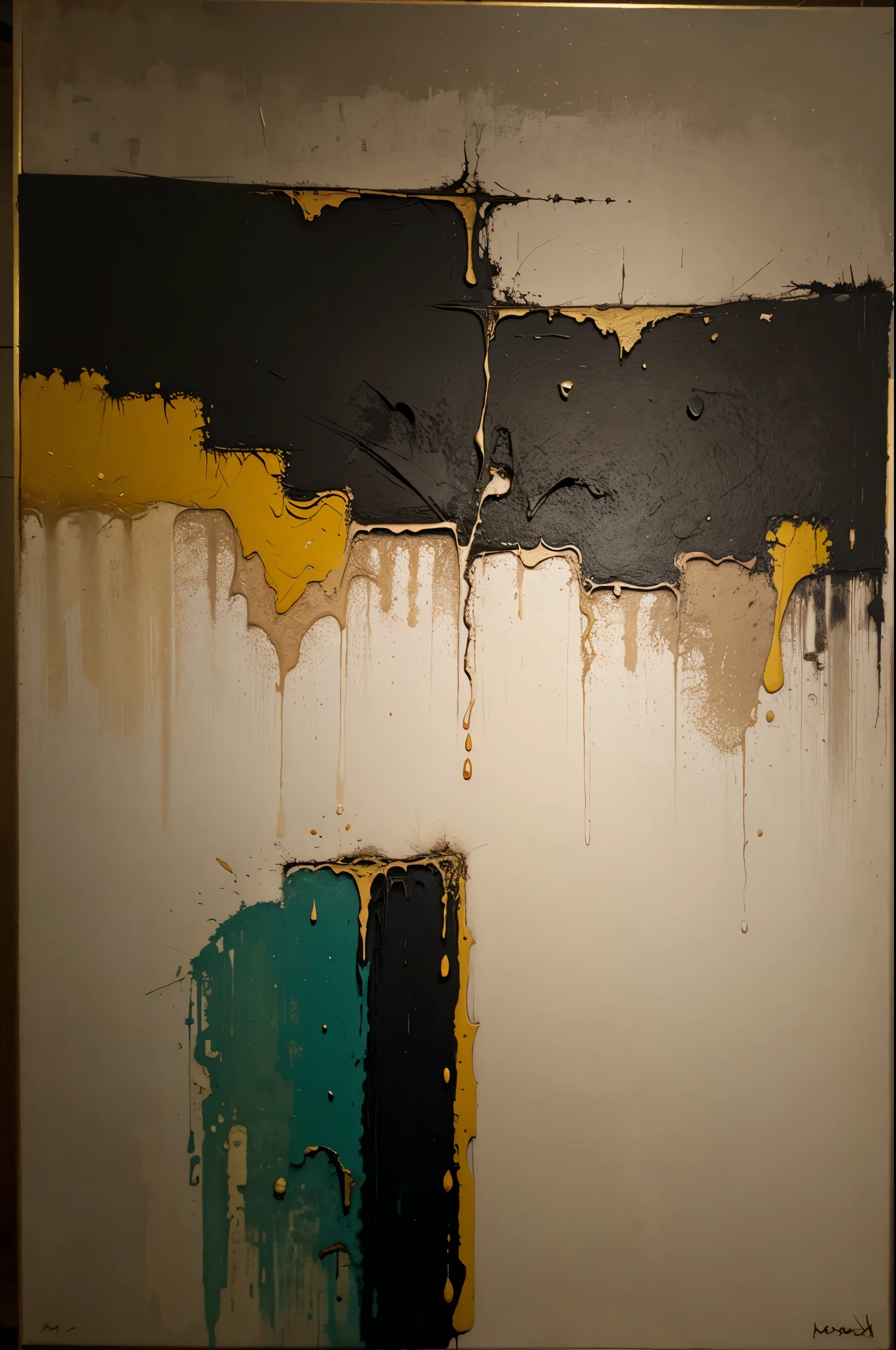 abstract
Oil painting