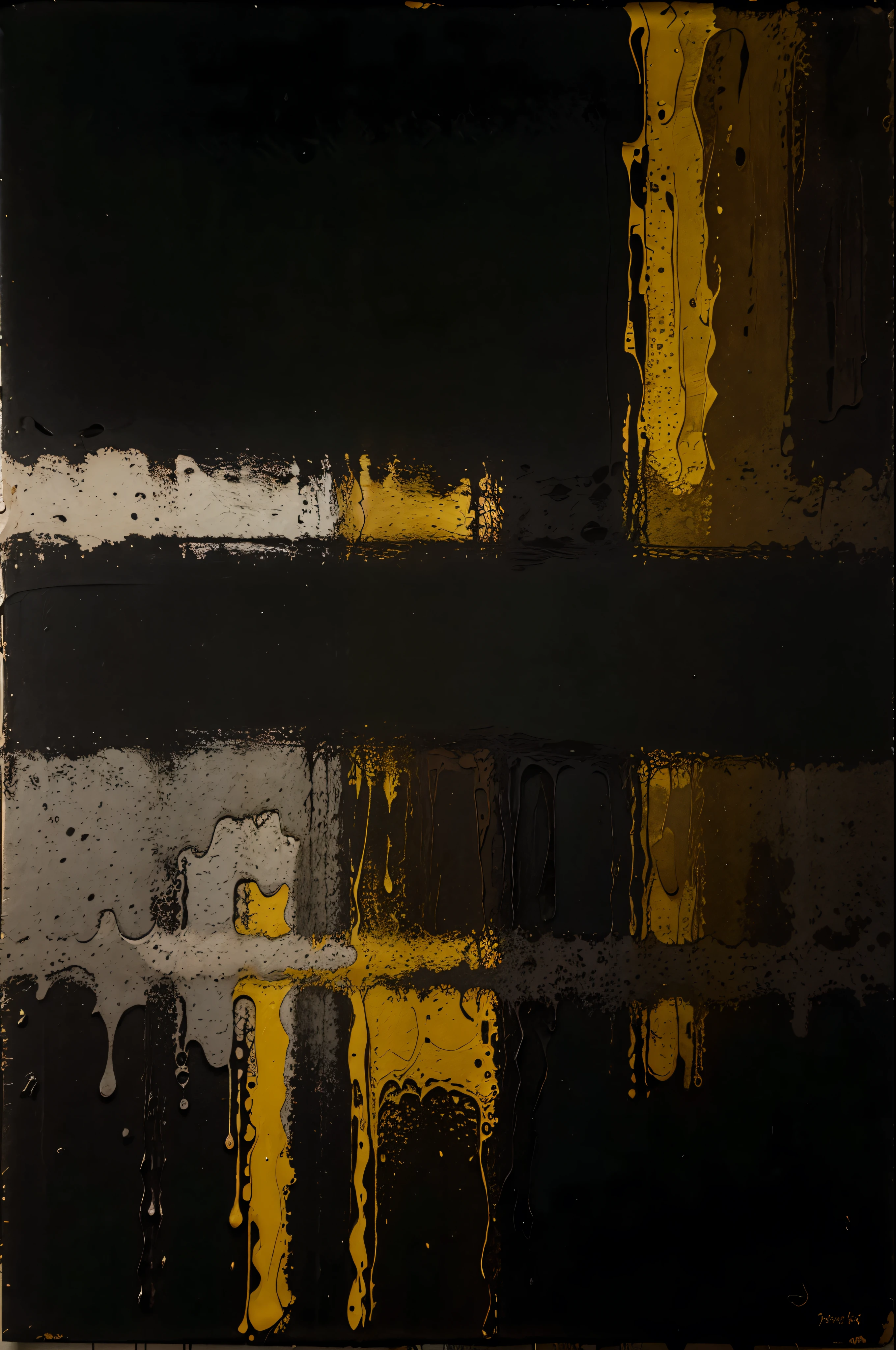 abstract Oil painting strips limbus