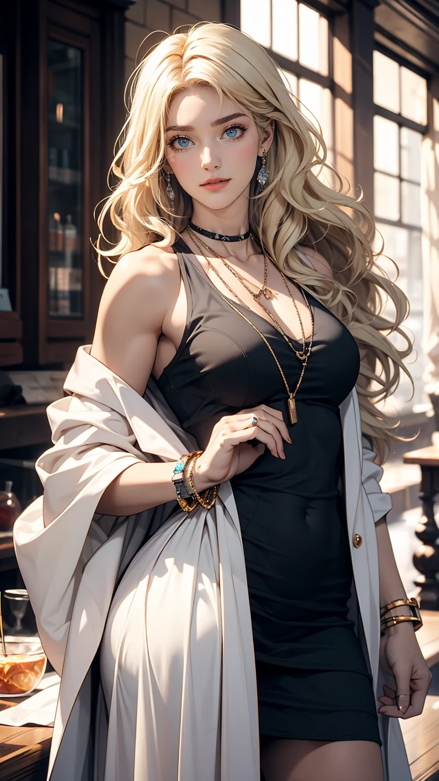 ((Biologically correct limb count))、((Full Body Shot, Full-body photo including face、Head to toe photos))、4K、(masterpiece:1.3)、((Symmetrical facial features))、Eyes of meticulous depiction、beautiful 、Excellent style、（(skirt、The neckline is a lace embroidered sheer shirt.、High heels with anklets)）、Detailed Description、shopping、Married Woman、sex appeal、Alluring、Handbags、Earrings、necklace、profile、Upper body close-up、Looking up、Blonde、(male:-0.5),(multiple:-0.5),walking,パンチラ
