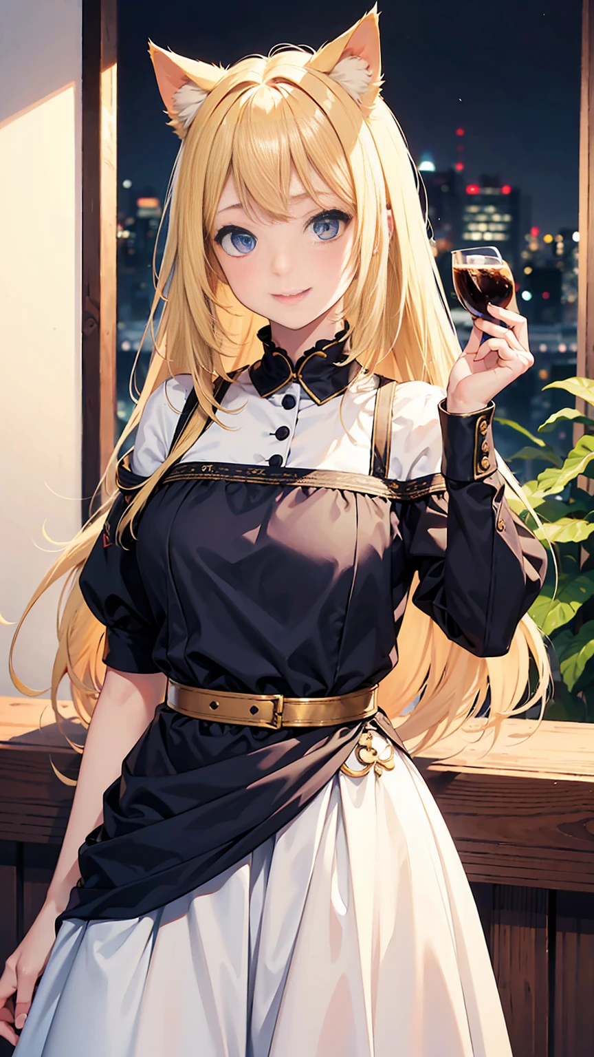 (Artwork:1.2), (Better Quality:1.2), Perfect Eyes, Perfect Face, Perfect lighting, One girl, Excited, Blonde woman, Blonde Hair, blue eyes, blush, Bottomless, Cat ear, Cat ear Foodie, Dressed, Dressed female, clothing, Cute Woman, Focus on women, Woman on top, a healthy woman, Fuller lips, Happy, Food, Food up, Foodie, White skin, Light-skinned women, Long Hair, View Viewer, Looks like he&#39;s happy, Moaning, No pants, On the bed, Out of breath, Passionate, , Pussy, Slim waist, smile, Straddle, straight, Teenage Girl, teenager, Twin tails, sound, young, younger female