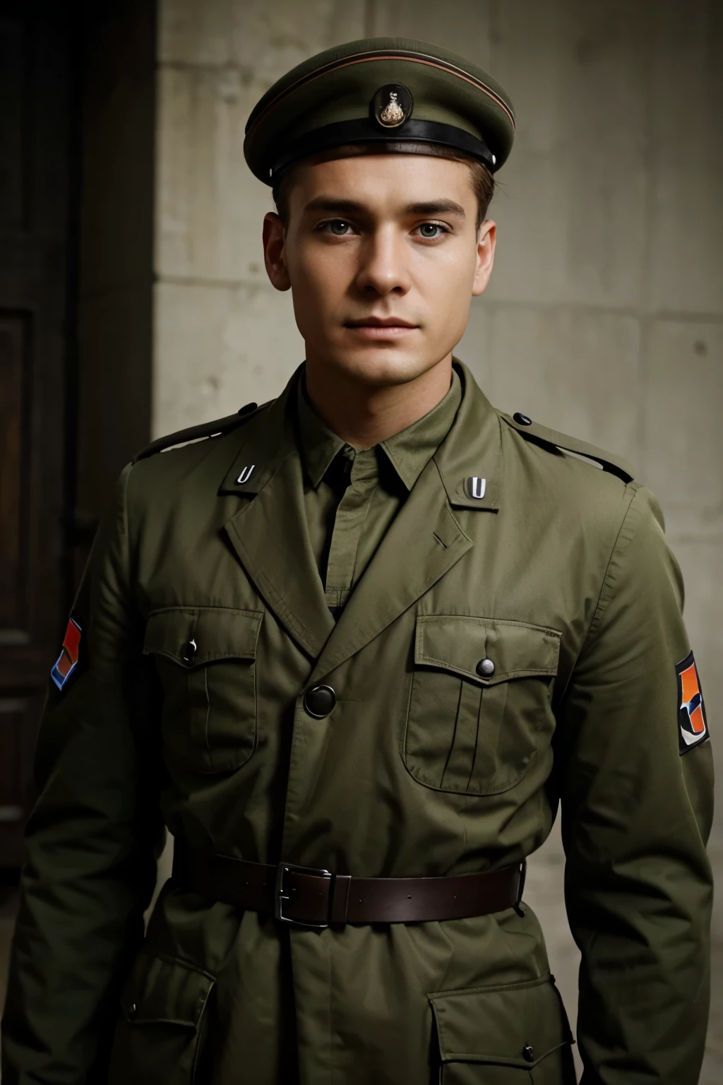 A german soldier in WWII realistic