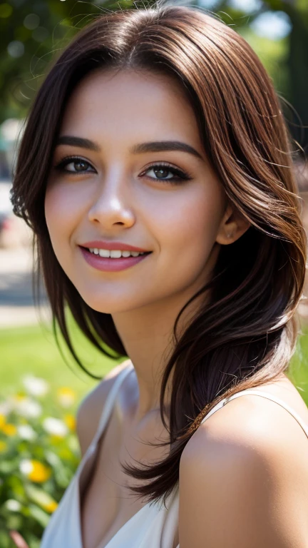 beautiful detailed face, militation, stunning eyes, juicy lips, Gorgeous girl, Soft lighting, Bright colors, portrait, A high resolution, romantic atmosphere, dreamy background, elegant pose, delicate details, flawless skin, captivating look, Charming smile, Visual Arts Aesthetics, master strokes , oil painting style, gallery worthy, Unearthly beauty, flashed, Diffusion of light