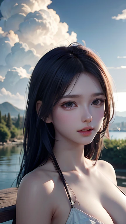 NSFW:1.6,masterpiece, 最high quality, high quality, Very detailedな CG Unity 8k 壁紙, landscape, Outdoor, null, cloud, null,Completely naked, Supermodel,beautiful girl,Adorable,Perfect shape,group,idol group, Mountain, landscape, water, wood, blue null, waterfall, cliff, nature, lake, river , cloudy skies, Award-winning photography, Bokeh, Written boundary depth, High resolution, bloom, chromatic aberration, Photorealism, Very detailed, ArtStation Trends, CGSociety Trends, Complex, High detail, dramatic, Art on the go