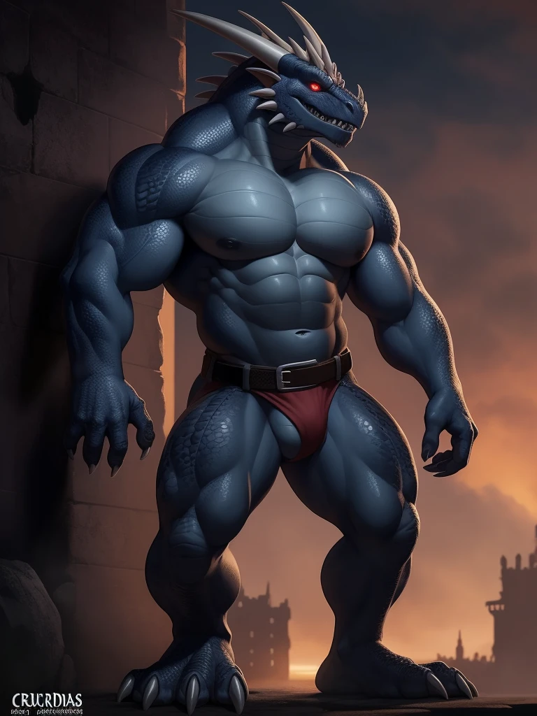 castillo abandonado, decrepit，roto，Armageddon，Edificio en ruinas，Edificios cubiertos de plantas., vista lateral, niebla, contra la pared, pene, (ultra detallado), A beautiful, detailed full-size portrait of a male black anthro scalie, dragon monster demon, cuerpo negro, (piel oscura, cuerpo rojo), vides, (scales, escalas detalladas, antro muscular, fuerte, grande pecs, armadura de gladiador), taparrabo, grande crotch, desgaste de la pierna de armadura, guantes de armadura, guard position, entrada de vigilancia, brillante eyes, ojos rojos (brillante), non-mammalian breasts, mirando al espectador, dormitorio_eyes, ojos detallados, grande body, cuerpo sexy, Dios, grande crotch, delantal de entrepierna, contorno de bolas, belt, sustraer, ross tran,ruan jia, tendencia en artstation,Foxovh, cinematic lighting, grande breaths, grande , vagina, Pussy, sonrisa, antecedentes detallados, noche, en tercera persona, vista de cerca, empty eyes, prepucio, cuerpo bronceado, tan scales, empty eyes, wet, noche, grande body, fellatio, dragon feet, cuerpo completo, brazos cruzados, solo, contra la pared, sosteniendo la espada & blindaje,