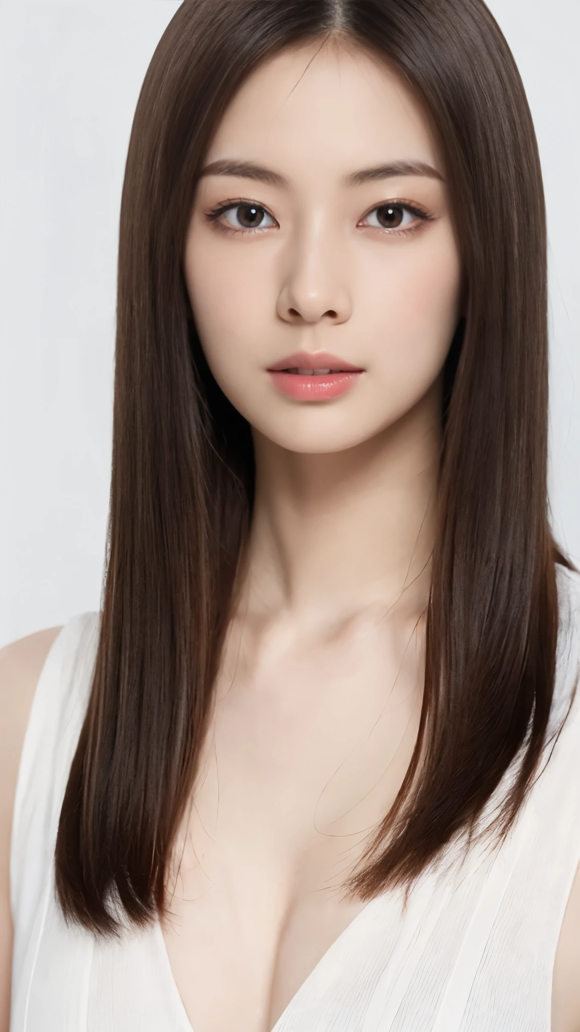 anime, face, Blonde Hair, blue eyes, Long Hair, White Background,