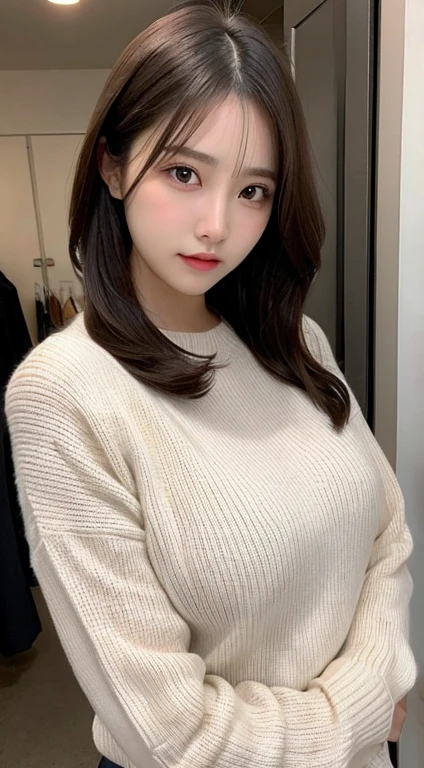 random,Beautiful woman,sweater,huge 