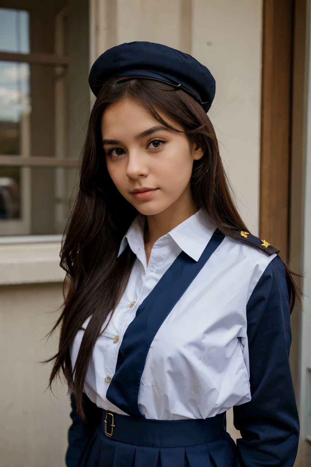 Girl In Uniform School