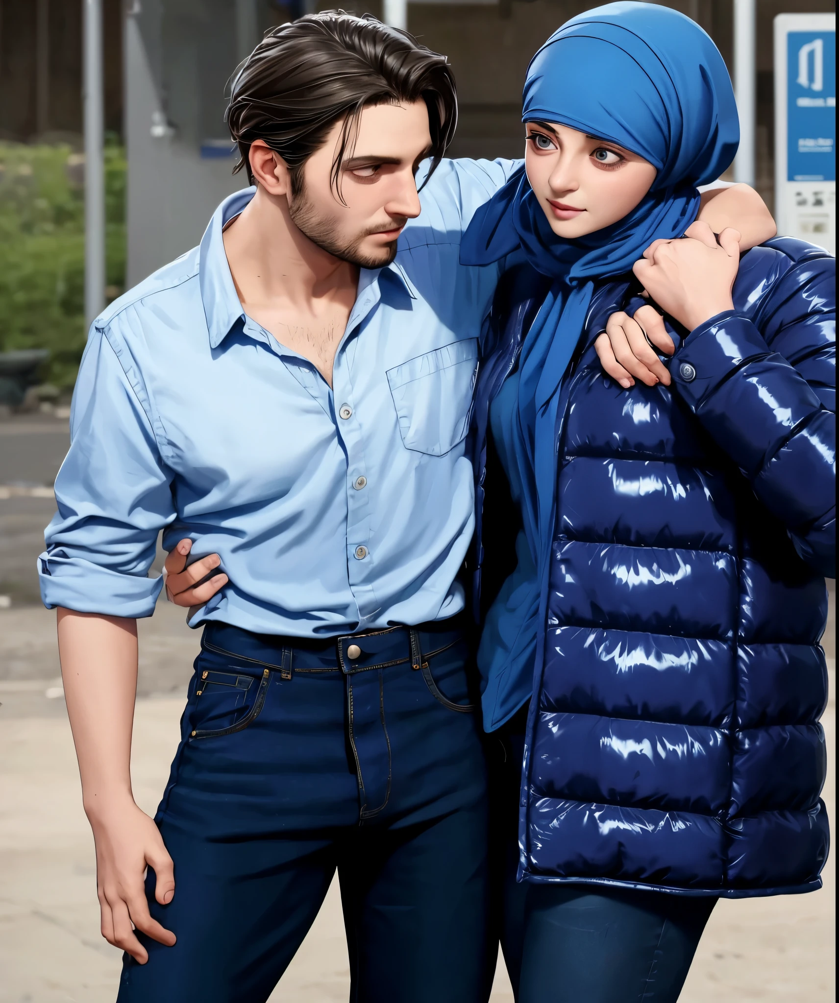 man's skin with visible bruises