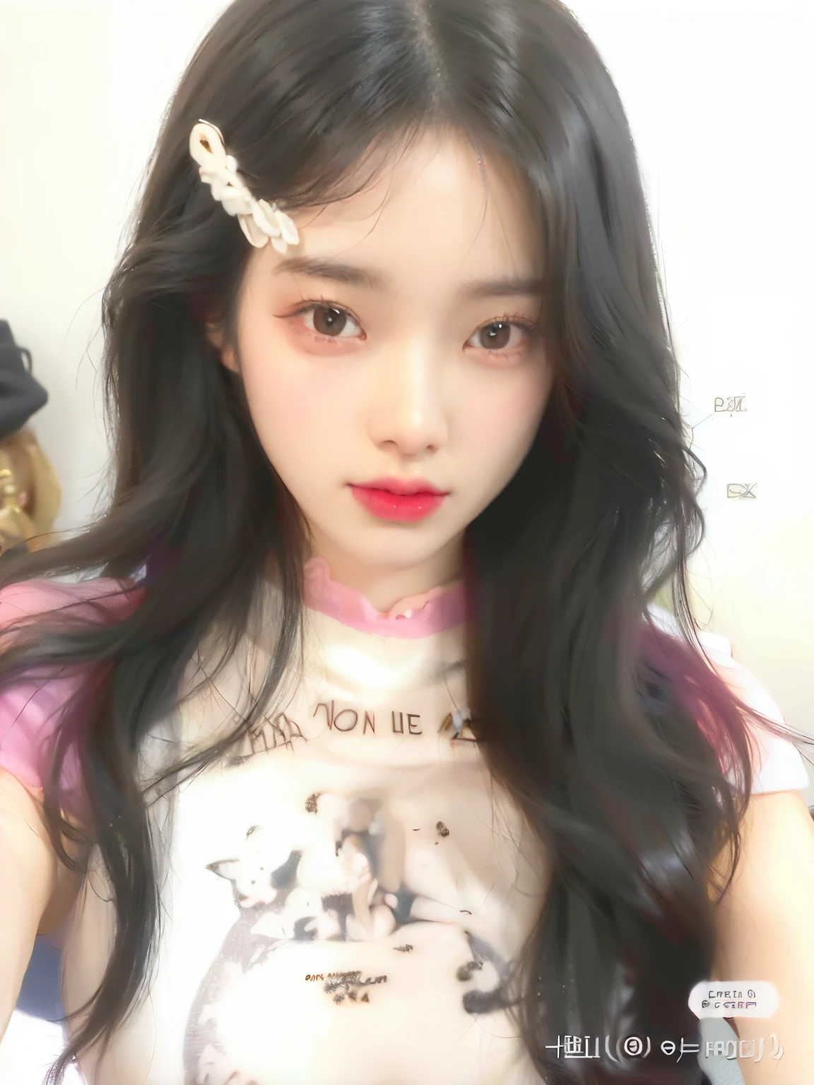 Araped Asian woman with long black hair wearing pink shirt, Best Face, Blackpink Jisoo, Blackpink Jisoo, Jinyoung Canella, Josh is Blackpink, 귀엽고 사랑스러운 korean 얼굴, Retrato Jisoo Blackpink, Jaeyeon Nam, Luan YouTuber Popo, Korean idol, Doyoung Kim, korean, sakimichan, Heonhwa Choi