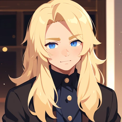 A man with nice lovely blonde locks
