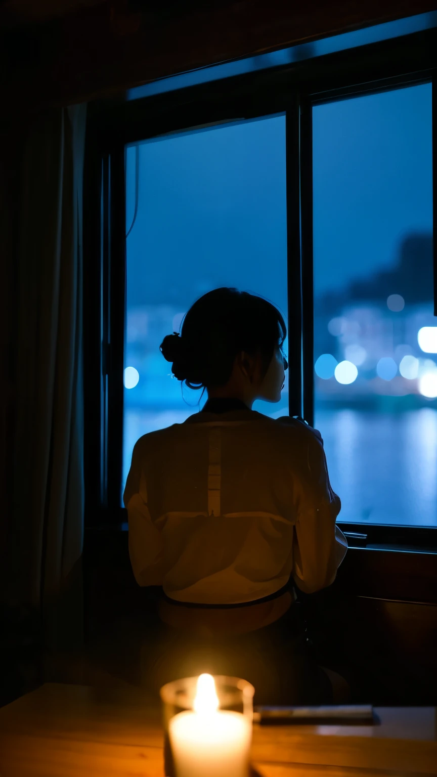 silhouette、8K、dinner song