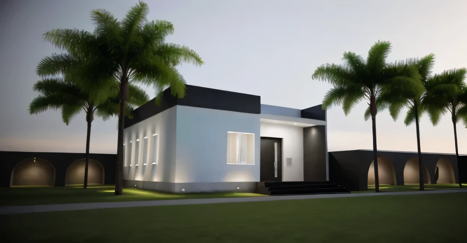 ((1 morden house like egg format)), main material by ((white wall)), 1large yard, 1 road runs in front of the house, (((VERTICAL WALLs was covered by white color))), (RAW photo, real, best quality, masterpiece:1.2), look morden minimalist, 1 road in front of the house, dynamic lighting:1.3, (hyper realistic, photo-realistic:1.2), high quality, (dark lighting:1.2), perfect lighting, archdaily, no human