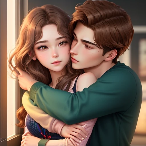 Love story cartoon,