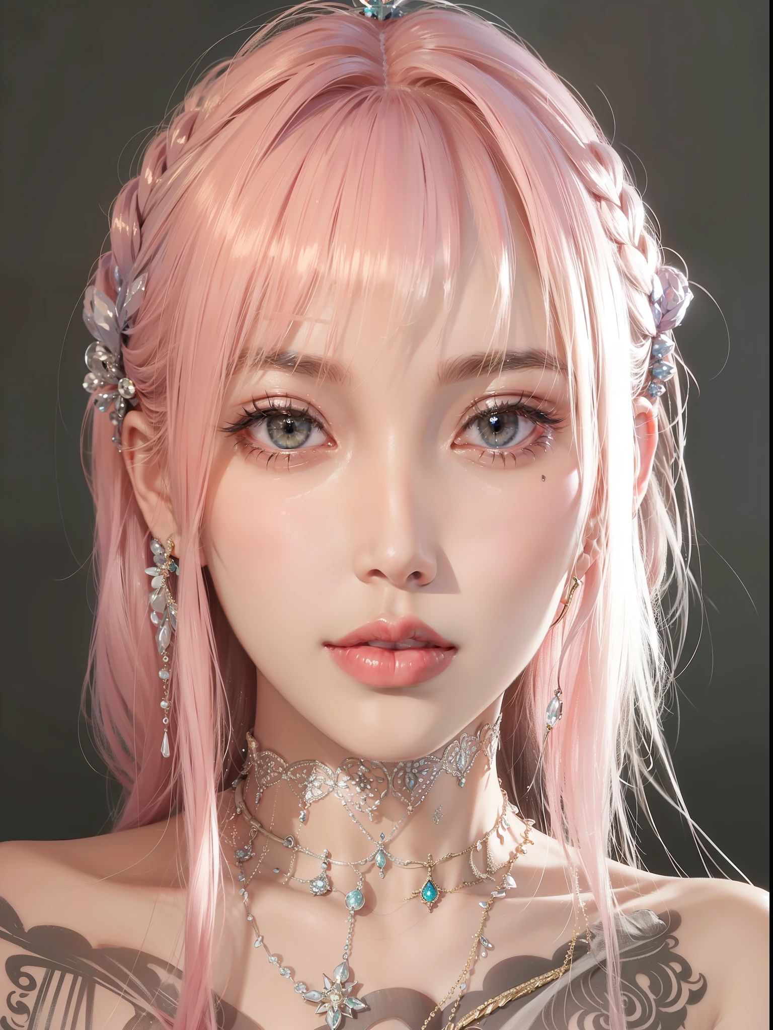 Royal sisters,Exquisite eyes,Frozen queen,Put the crown on your head,Detailed facial expressions body,Tall and big,Glamorous characters,Leg length,4k,HD,Sensual,White translucent lace,白皙The complete picture,Little cherry mouth,Beautiful and lovely,The complete picture,Glossy gelcoat,Vampire Queen in luxurious robes,Have a tattoo(Intricate tattoo designs),Rich facial details,Wear gorgeous jewelry,Royal Princess,Sparkling gemstone necklace,身体Have a tattoo,Skin radiance,Very exquisite and luxurious crown,