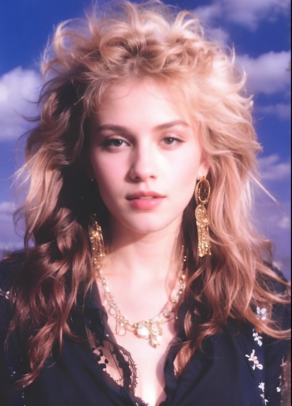 <lora:Stev1eN1cks:0.85>,stev1en1cks,album cover photo,long black dress,crystal ball,
