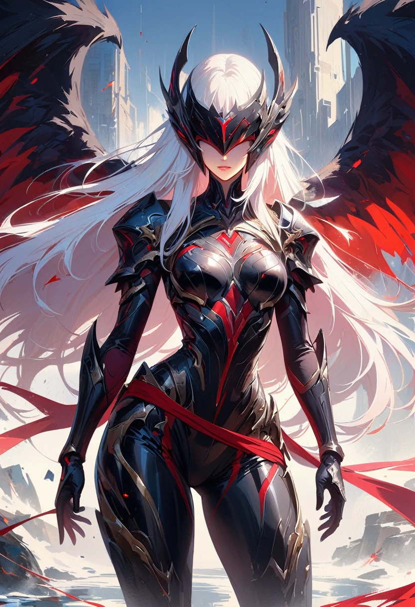 Black,Chiaroscuro, Ray tracing, light, Cowboy shooting, 8K, Yes, Super Detail, precise, best quality, The award-winning, The award-winning, A high resolution, masterpiece, High Detail,guweiz on artstation pixiv, Hot topics on artstation pixiv, 详细的number概念艺术, author:Yang Jie, 2. 5D CGI anime fantasy artwork,Ultra HD,8K ,Realistic skin texture,Chiaroscuro, Ray tracing, light, 8K, Yes, Super Detail, precise, best quality, The award-winning, The award-winning, A high resolution, masterpiece, High Detail,in the snow,Clear,masterpiece, best quality, 8K, number, 1 girl, Solitary, stand up, Hair accessories, Red Eyes, Heartless expression, Blood-stained mechanical parts, electric wire, cable, Failure Effect, scary, Science fiction, Futuristic, The background is darker, Neon, cyberpunk characters, Surrealism, Strange, Disturbing, spine-chilling, scary, Western Metal,Red Eyes,发Black,Black色長手套,One-piece Pants,leggings,Highlight her graceful figure,将整个身体包裹stand up,Symbiote,((Sexy highlighted)),One-piece Pants,Red Eyes,Venom,发Black,Black色長手套,One-piece Pants,Black色一件,Blood red eyes,best quality, high resolution, Super detailed, Vivid texture, mask, Bangs,wear socks,tears,被Black色粘液覆盖