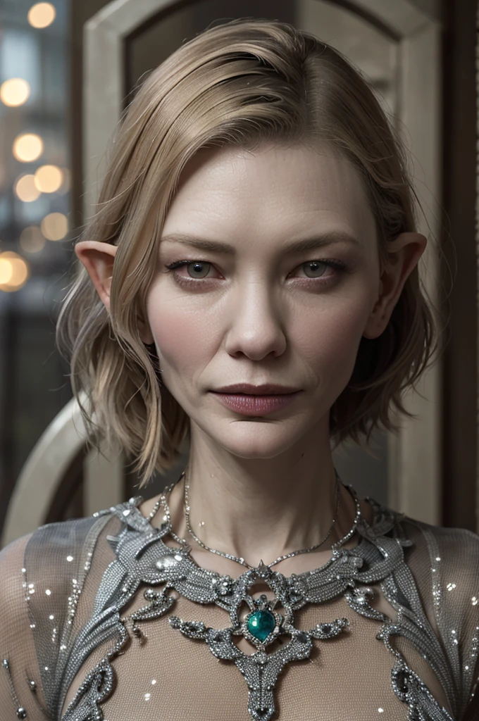 (cate Blanchett (25)), beautiful detailed eyes, beautiful detailed lips, extremely detailed eyes and face, long eyelashes, 1 girl, drow elf, midnight black skin, solid violet eyes, silver hair, confident, vicious, wearing only scant body jewelry in the style of a spider web, snake whip, unclad, fearless, dancing an evil but alluring dance in a room with a throne of bones at its center, best quality, 4k, 8k, highres, masterpiece:1.2, ultra-detailed, realistic, photorealistic, photo-realistic:1.37, HDR, UHD, studio lighting, ultra-fine painting, sharp focus, physically-based rendering, extreme detail description, professional, vivid colors, bokeh, full bodyportrait