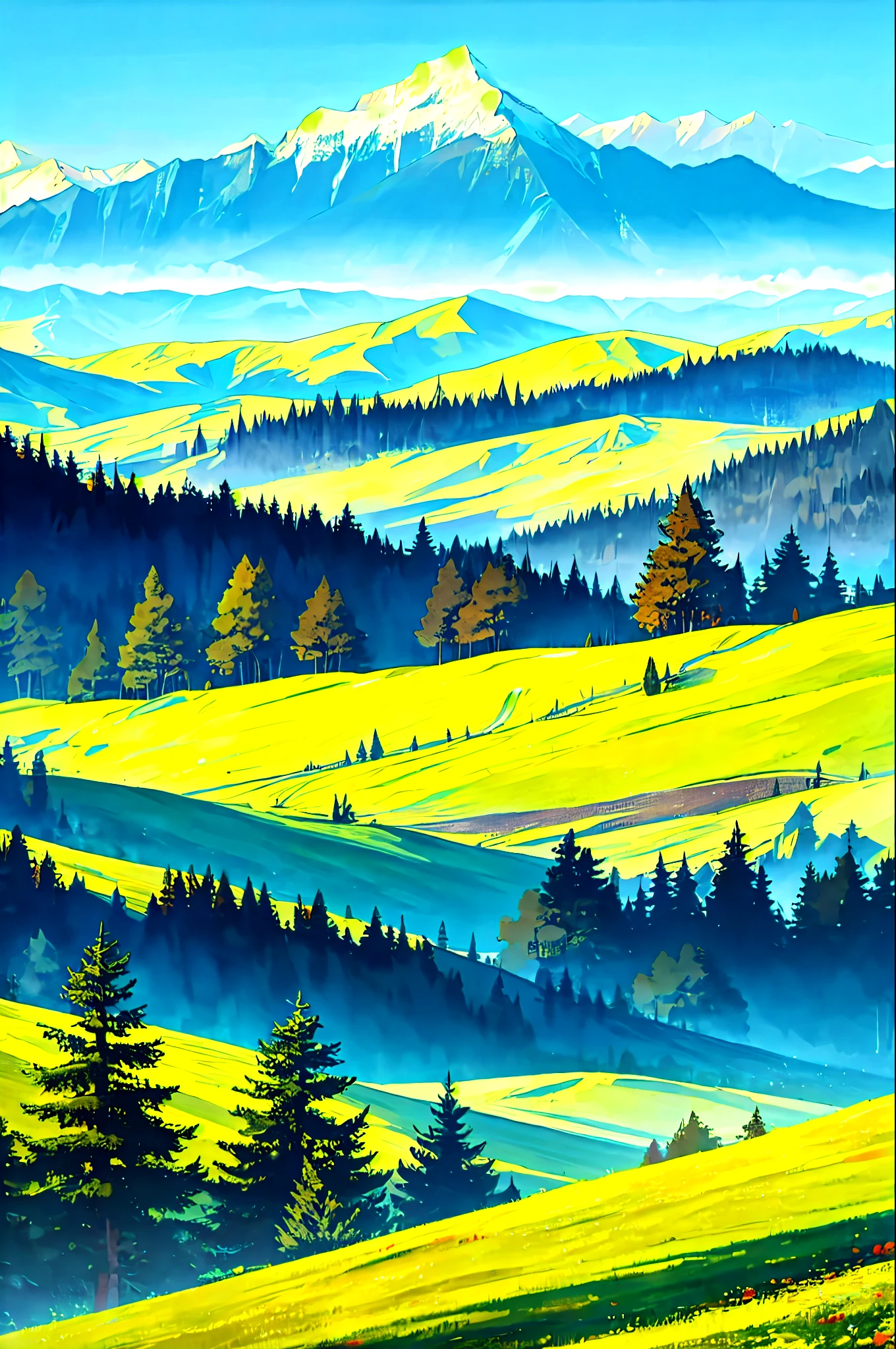 Beautiful nature pictures with mountains
