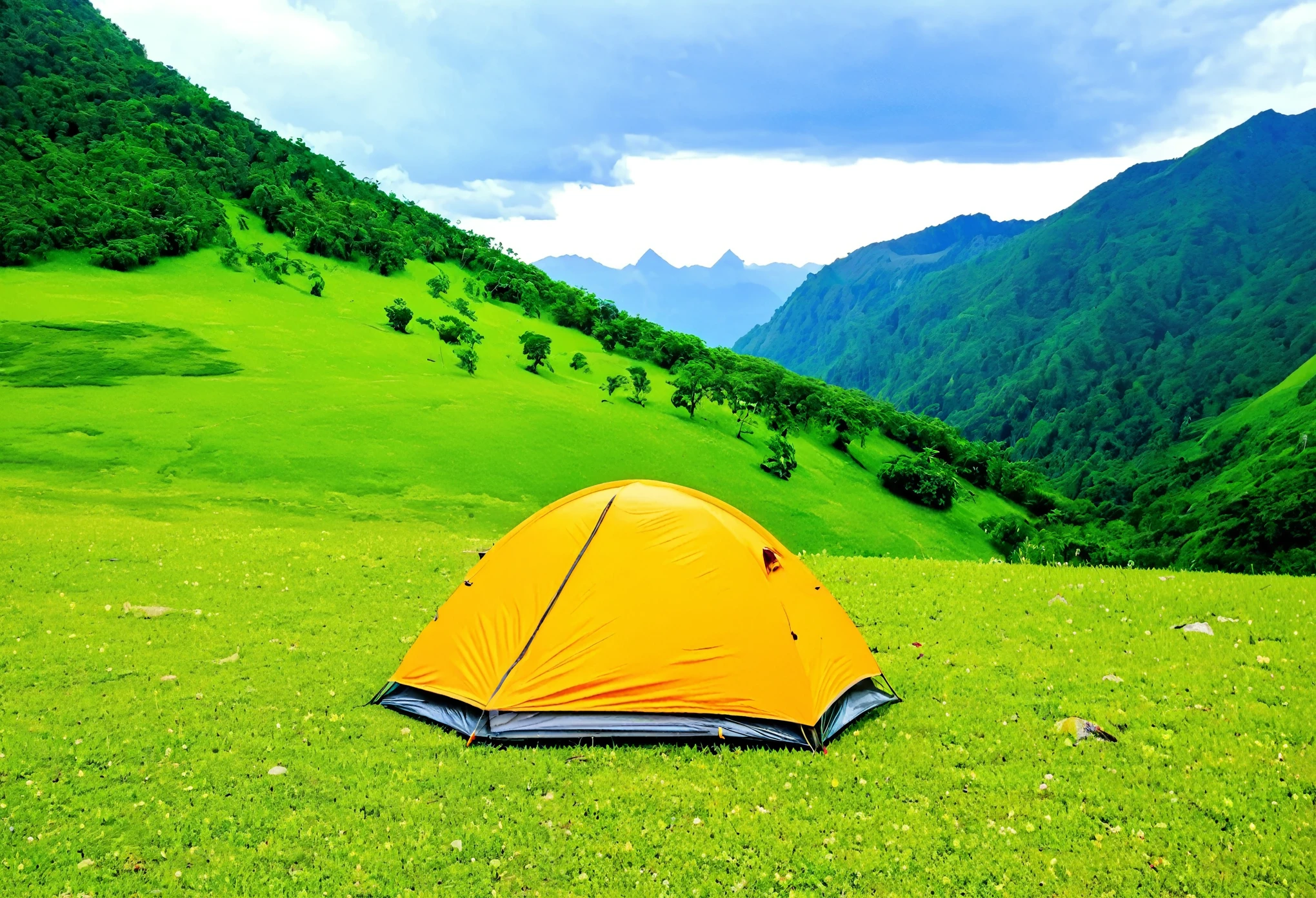 Outdoor Camping，minimalist Journey