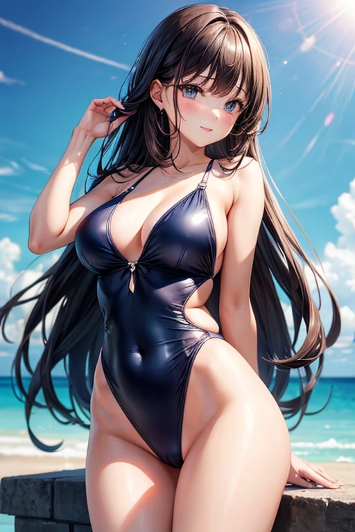 Sexy girl in swimsuit