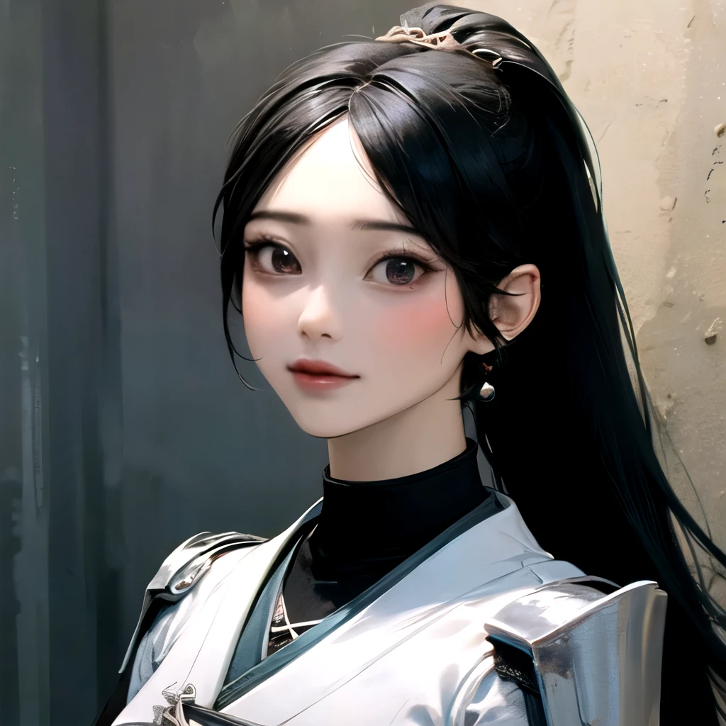 ((best quality)), ((masterpiece)), (detailed), perfect face. Asian girl. Black hair. 