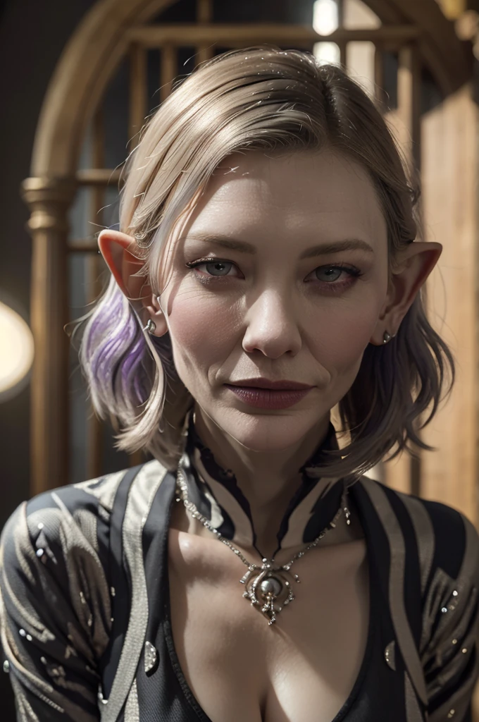(cate Blanchett (25)), beautiful detailed eyes, beautiful detailed lips, extremely detailed eyes and face, long eyelashes, 1 girl, drow elf, midnight black skin, solid violet eyes, silver hair, confident, vicious, wearing only scant body jewelry in the style of a spider web, snake whip, unclad, fearless, dancing an evil but alluring dance in a room with a throne of bones at its center, best quality, 4k, 8k, highres, masterpiece:1.2, ultra-detailed, realistic, photorealistic, photo-realistic:1.37, HDR, UHD, studio lighting, ultra-fine painting, sharp focus, physically-based rendering, extreme detail description, professional, vivid colors, bokeh, full body portrait, show all of her, show her head to toe, show her entire body, show all of her, show all of her, show all of her
