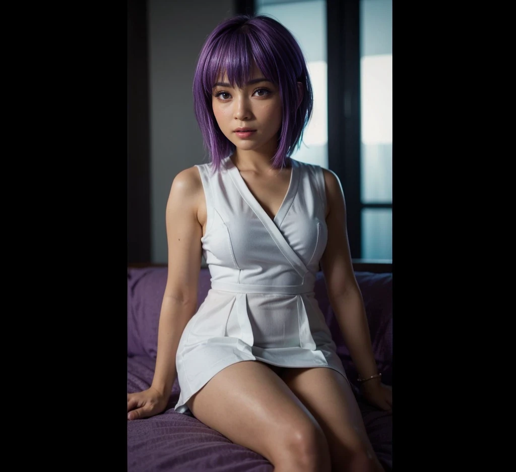 Ayane, (melhor qualidade,ultra-detalhado),(Realista:1.37), rosto bonito e detalhado, Textura ultrarrealista, rosto delicado, corpo delicado, batom vermelho, cores vivas. High definition, 8K. athletic body,
