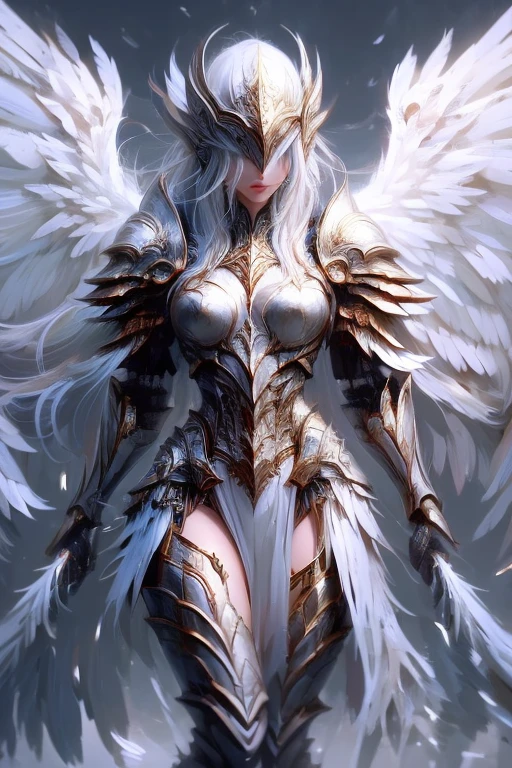 1 Girl，sit，White streamer，Holy War God