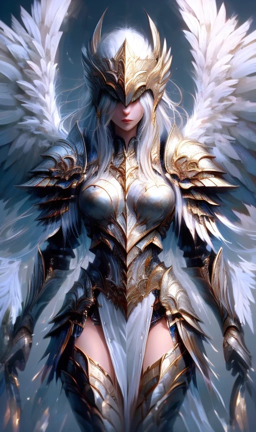 1 Girl,sit,White streamer,Saint,Martial God