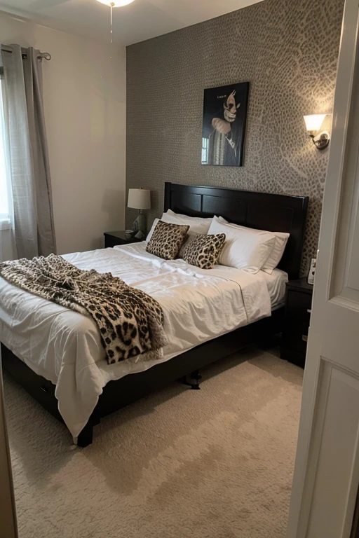 Leopard bedroom