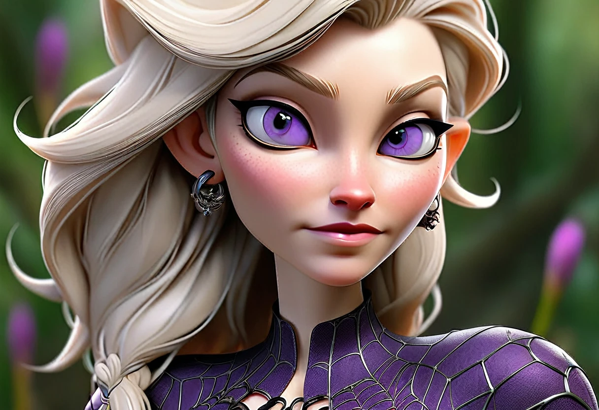 ((cate Blanchett (25)), beautiful detailed eyes, beautiful detailed lips, extremely detailed eyes and face, long eyelashes, 1 girl, drow elf, midnight black skin, solid violet eyes, silver hair, confident, vicious, wearing only scant body jewelry in the style of a spider web, snake whip, unclad), fearless, best quality, 4k, 8k, highres, masterpiece:1.2, ultra-detailed, realistic, photorealistic, photo-realistic:1.37, HDR, UHD, studio lighting, ultra-fine painting, sharp focus, physically-based rendering, extreme detail description, professional, vivid colors, bokeh, full body portrait, show all of her, show her head to toe, show her entire body, show all of her, show all of her, show all of her
