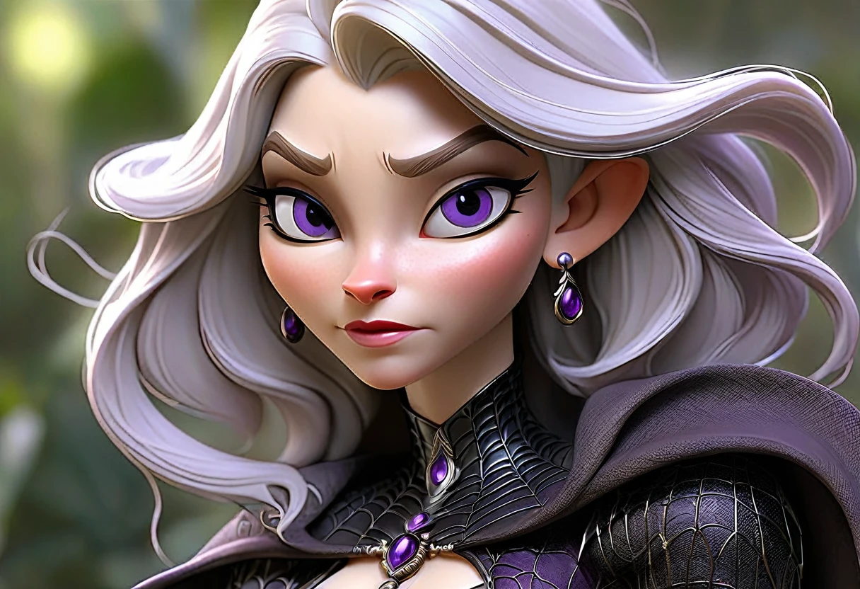((cate Blanchett (25)), beautiful detailed eyes, beautiful detailed lips, extremely detailed eyes and face, long eyelashes, 1 girl, drow elf, midnight black skin, solid violet eyes, silver hair, confident, vicious, wearing only scant body jewelry in the style of a spider web, snake whip, unclad), fearless, best quality, 4k, 8k, highres, masterpiece:1.2, ultra-detailed, realistic, photorealistic, photo-realistic:1.37, HDR, UHD, studio lighting, ultra-fine painting, sharp focus, physically-based rendering, extreme detail description, professional, vivid colors, bokeh, full body portrait, show all of her, show her head to toe, show her entire body, show all of her, show all of her, show all of her
