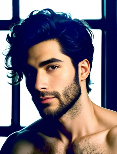 photo of a perfect jewish man, focus on the face