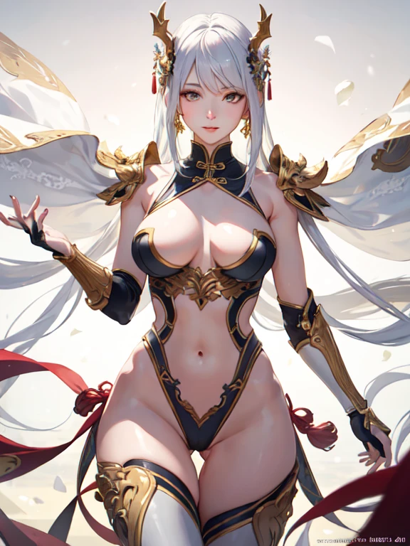 
Realistic portraits, high resolution, Soft Light, 1 woman, only, Picture of thigh...., fit, Hips up, sparkling skin, overflowing, Bare breasts....., (Very rich facial details), Beautiful Chinese armor