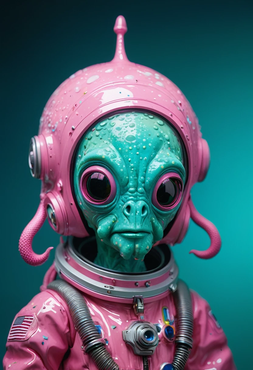 8K, ARTISTIC photogrAphy, best quAlity, mAsterpiece: 1.2), A (potrAit:1.2) Don Bluth Style  ASTRONAUT Cthulhu pink Toon Doll, full body RAW candid cinema, cyan hair, 16mm, color graded portra 400 film, remarkable color, ultra realistic, sad admosphere, dark lighting, oppressive atmosphere, depressive colors, kodak portra 400, photograph,r, Natural Light,  Pinhead lighgts, blur reflection, Brush Strokes, Smooth, abstract, Splatter, Oil On Canvas, rainbow colors, fractal isometrics details bioluminescens : a stunning realistic photograph of wet bone structure, 3d render, octane render, intricately detailed, titanium decorative headdress, cinematic, trending on artstation | Isometric | Centered