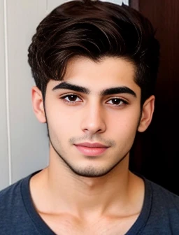 young  syrian hunk, focus on the face.