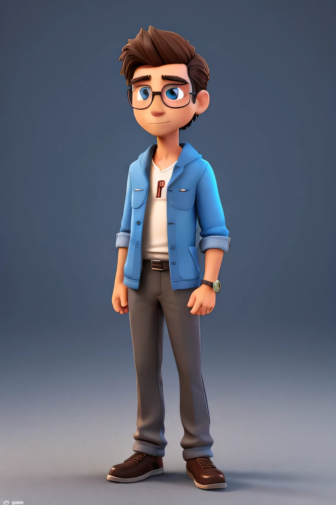 Man in 3d version