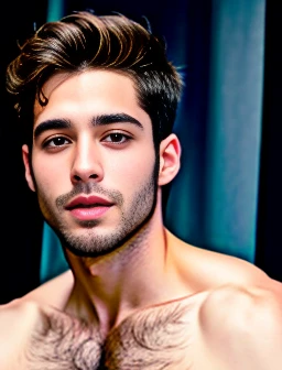 young jew hunk, focus on the face.
