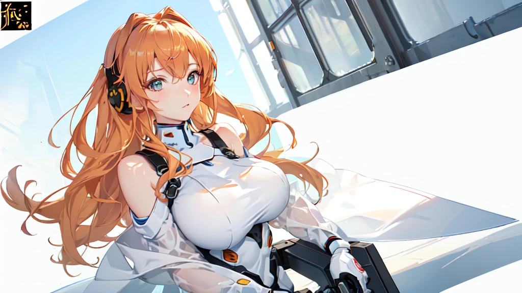 (Overhead view),dynamic angle,ultra-detailed, illustration, close-up, straight on, 1girl, 
 ((souryuu asuka langley, interface headset, red bodysuit:1.4, blonde)),Her eyes shone like dreamy stars,(glowing eyes:1.233),(beautiful and detailed eyes:1.1),(expressionless,closed mouth),(standing), 
(mechanic room with toolsand spaceship windowin a white SPACESHIP),
(night:1.2),dreamy, [[delicate fingers and hands:0.55]::0.85],(detail fingers),