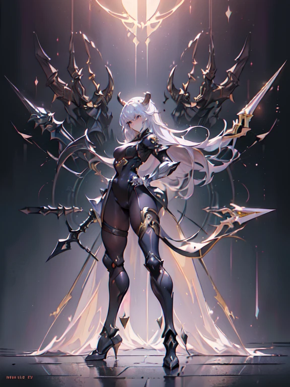 ((three-sided view, front view, side view, back view, multiple views, multiple poses and expressions, many parts)),Design a layout showcase Gaming realistic super detailed Character sheet, ((1girl)), sorcerer:1.2, Golden+Purle clothes, stylish and unique, ((showcase weapon:1.4)), magic staff, (masterpiece:1.2), (best quality), 4k, ultra-detailed, (Step by step design, layout art:1.5), (luminous lighting, atmospheric lighting), Final Fantasy style, magican, ((glove full hands)), fran, viera, (((revealing clothes:1.3))), vambraces, armored legwear, (((full_body_shot:1.4))), Niji, back_view, T_pose
