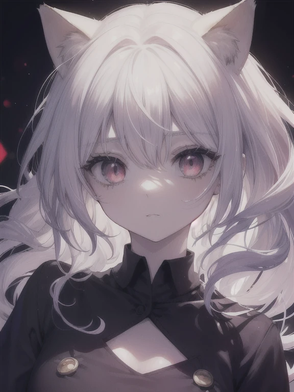 neferpitou, neferpitou, cabello corto, (ojos rojos:1.5), mangas largas, orejas de animales, Cola, pelo blanco, bermudas, orejas de gato, cat Cola, Pelo RIZADO, (little mom:1.2), ROMPER looking at viewer, ROMPER outside, ROMPER (obra maestra:1.2), mejor calidad, high resolution, fondo de pantalla de unidad 8k, (ILLUSTRATION:0.8), (beautiful deColaed eyes:1.6), extremely deColaed face, perfect lighting, extremely deColaed CG, (manos perfectas, perfect anatomy),