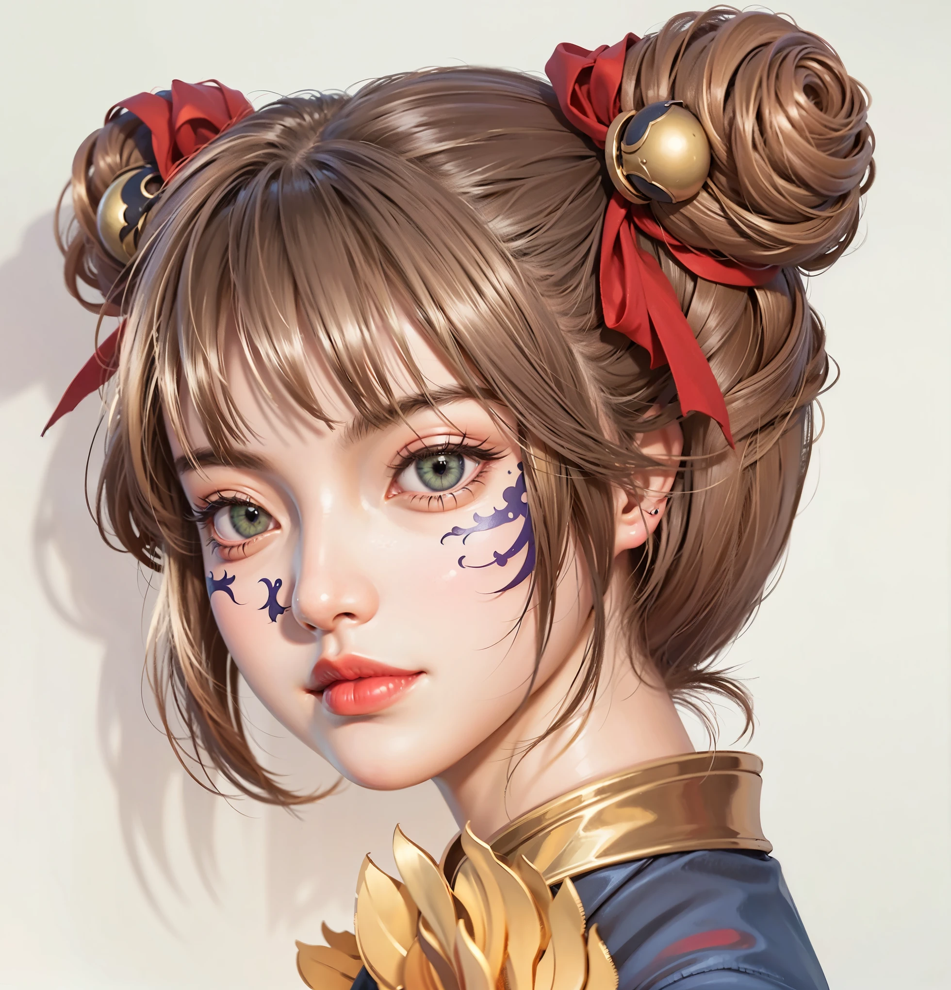 a close up of a 4 girls ,blonde hair , big booobs , shadowbringers cinematic, 4 k detail fantasy, a beautiful fantasy empress, game cg, xianxia fantasy, xianxia hero, 2. 5 d cgi anime fantasy artwork, cinematic goddess close shot, ruan jia and artgerm, wow 4 k detail fantasy, hyperdetailed fantasy character
