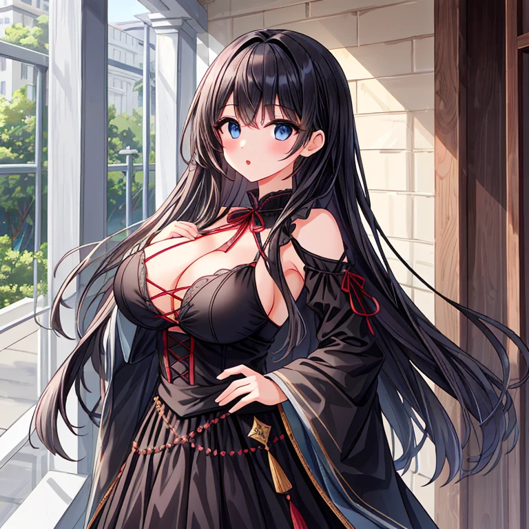 An Extremely Beautiful and Attractive Girl, with Unreasonably Unrealistically Oversized Breasts,
