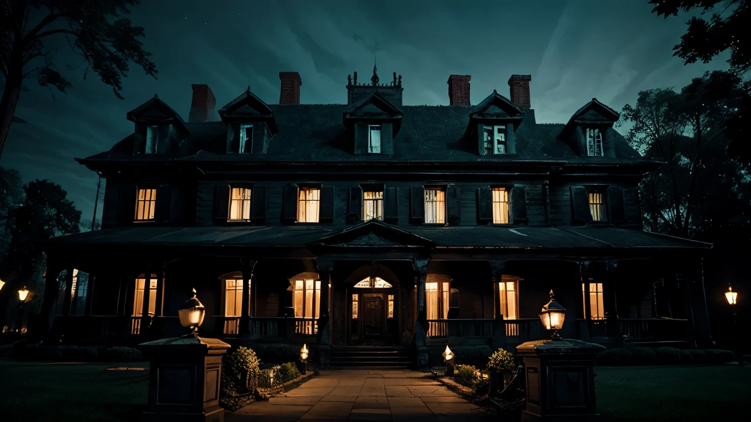 The Haunted Mansion of Horrors: A Night of Terror