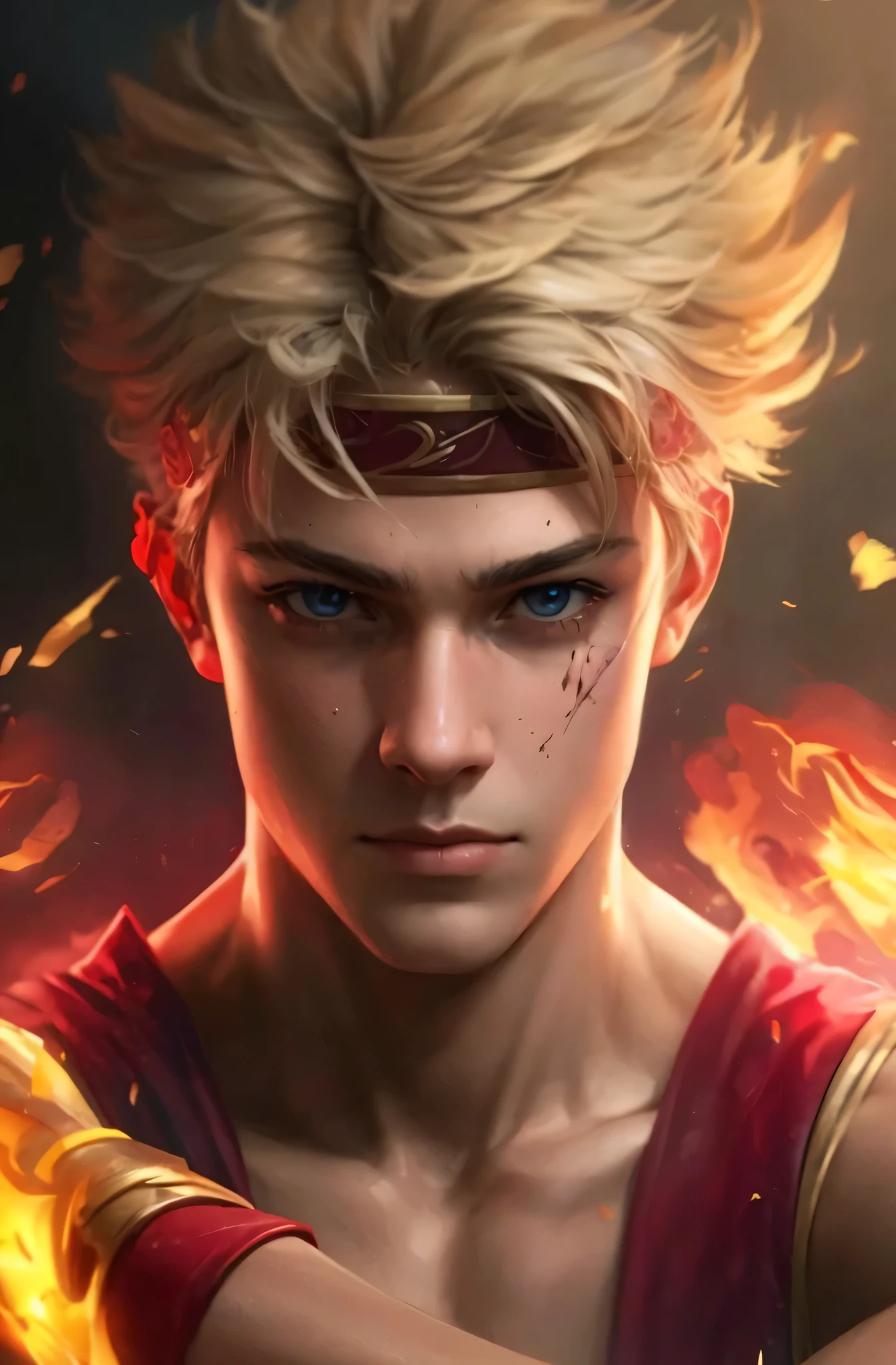 a realistic boy in a garden,beautiful detailed eyes,beautiful detailed lips,extremely detailed eyes and face,longeyelashes,1girl,photorealistic,photo-realistic:1.37,best quality,4k,8k,highres,masterpiece:1.2,ultra-detailed,realistic,vivid colors,natural lighting,intricate details,photographic,cinematic composition,cinematic lighting,depth of field,soft focus,dramatic lighting
