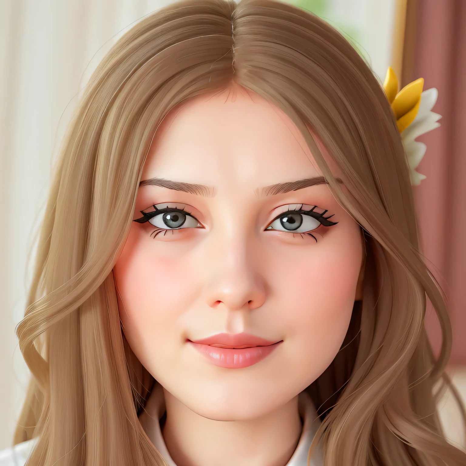 there is a woman with long hair and a tie on, moleksandra shchaslyva, julia gorokhova, angelina stroganova, alina ivanchenko, anastasia ovchinnikova, viktoria gavrilenko, sofya emelenko, aleksandra waliszewska, full - face close - up portrait, maria panfilova