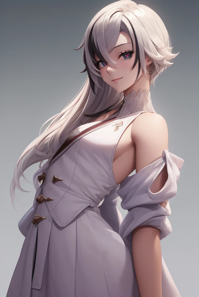 clay, blush, smile, Usual clothes, White clothes, Combat Uniform, Primary school students, The back is very smal, Lolita, Small breasts, Show me your armpits, exterior: 14 years old, Shoulder Bare, The clavicle is visible, Sexy thighs, Beautiful feet, Usual hairstyle, highest quality, High resolution, unity 8k wallpaper, (shape:0.8), (Beautiful and beautiful eyes:1.6), Highly detailed face, Perfect lighting, Extremely detailed CG, (Perfect hands, Perfect Anatomy),