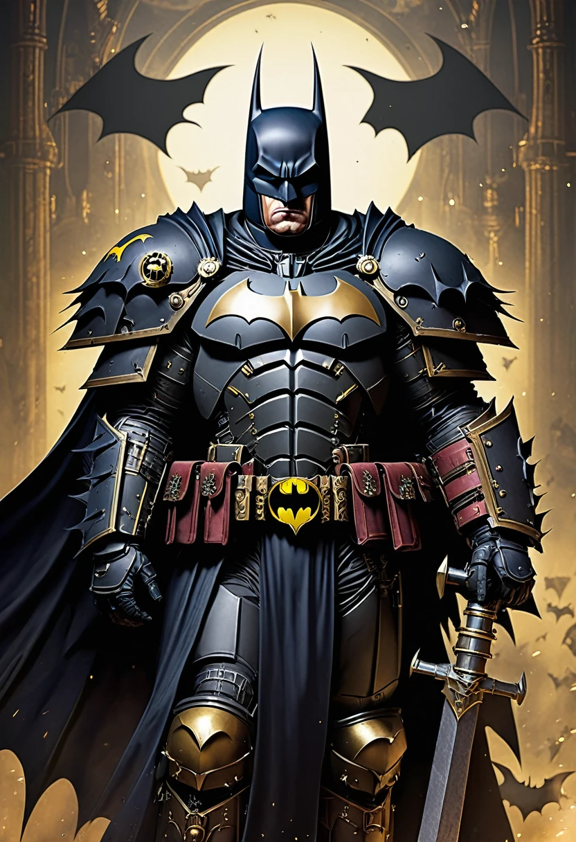 Batman as warhammer 40k,