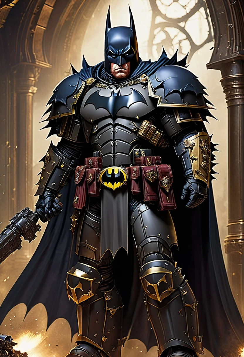 Batman as warhammer 40k,