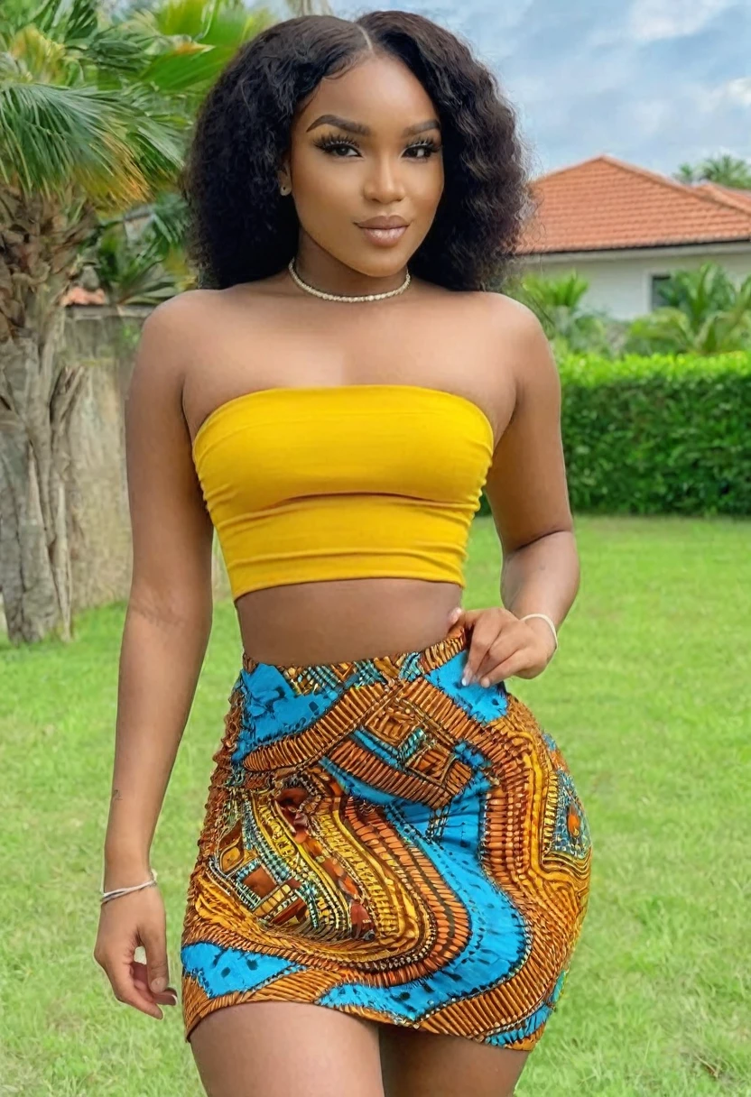 Create me an African influencer